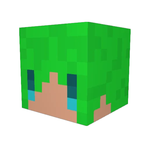 taichan31 Minecraft avatar head, 3D render