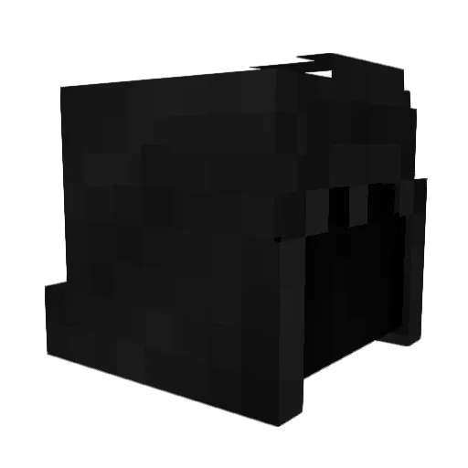 taichi55inoue Minecraft avatar head, 3D render