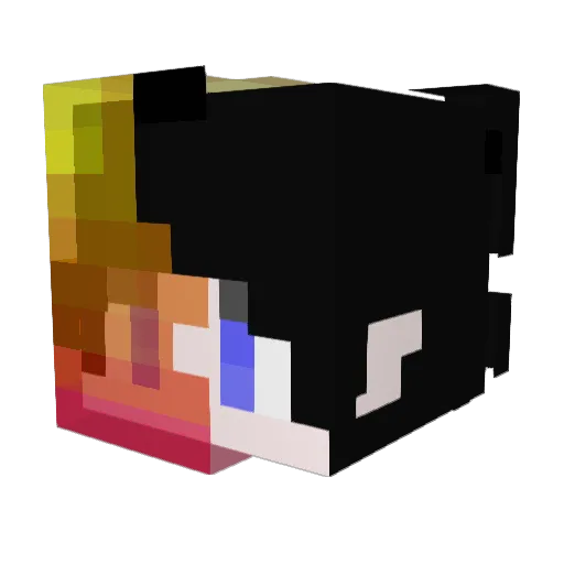 taichi97531 Minecraft avatar head, 3D render
