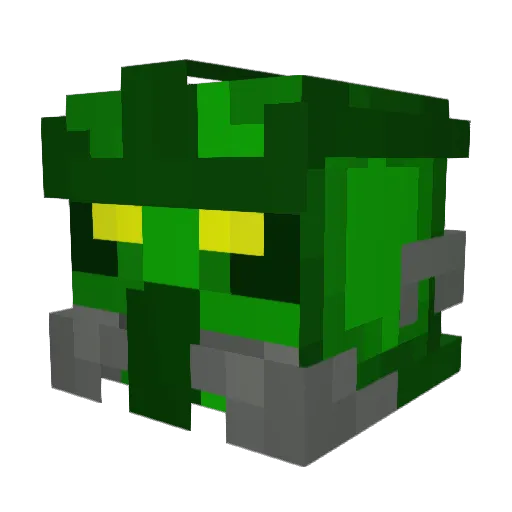 tailslink1 Minecraft avatar head, 3D render