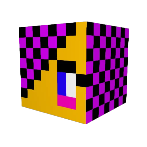 tailslover123 Minecraft avatar head, 3D render