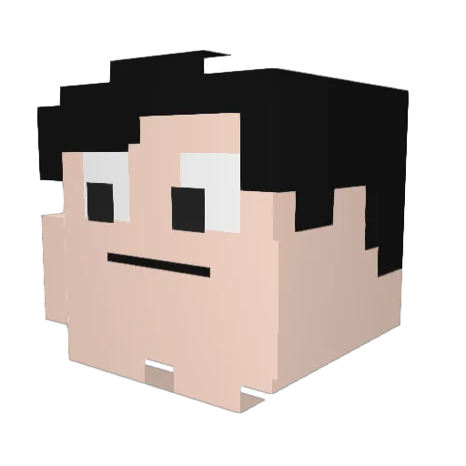 tainttickler32 Minecraft avatar head, 3D render