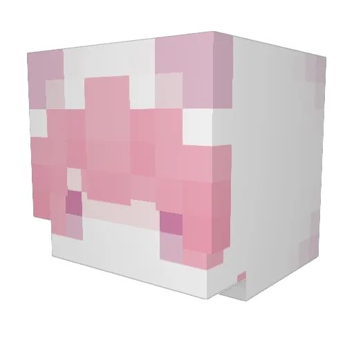 taintywainty Minecraft avatar head, 3D render