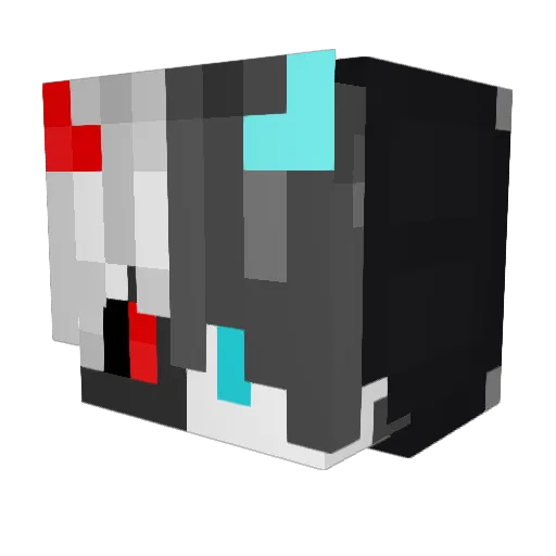 taisei512 Minecraft avatar head, 3D render