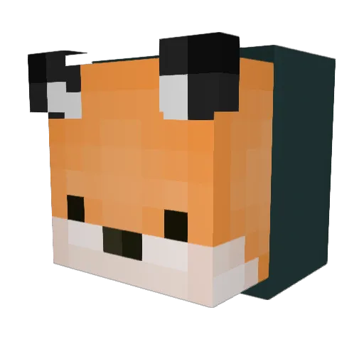 taito582 Minecraft avatar head, 3D render