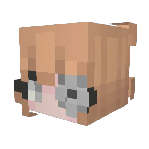 taivass Minecraft avatar head, 3D render