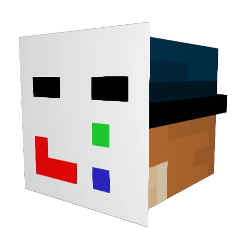 taiyaki27 Minecraft avatar head, 3D render