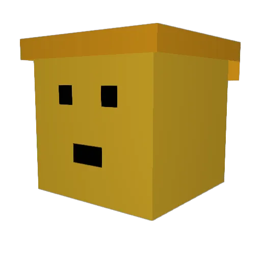 taiyakitabetai Minecraft avatar head, 3D render