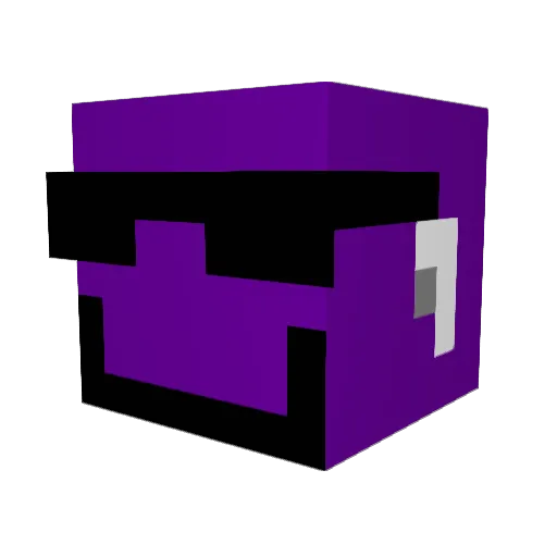 taiyuh Minecraft avatar head, 3D render