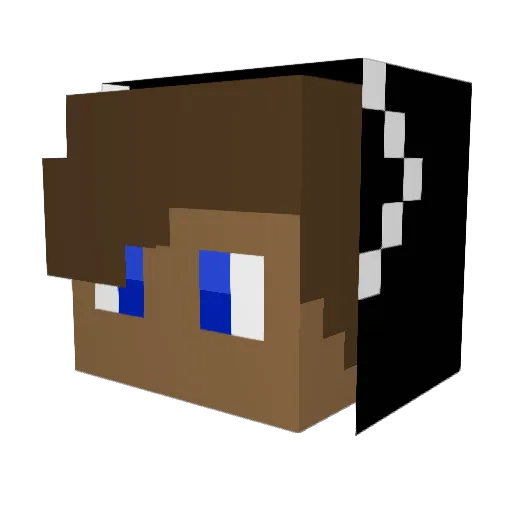 tajhan Minecraft avatar head, 3D render