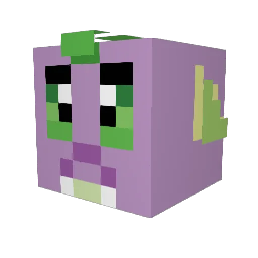 tajojumi Minecraft avatar head, 3D render