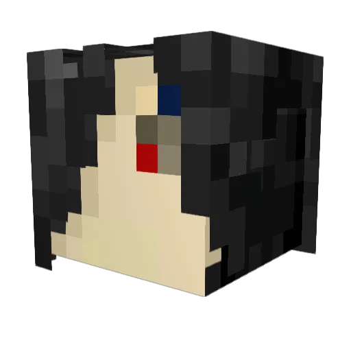 tak3097 Minecraft avatar head, 3D render