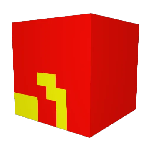 tak_ja Minecraft avatar head, 3D render