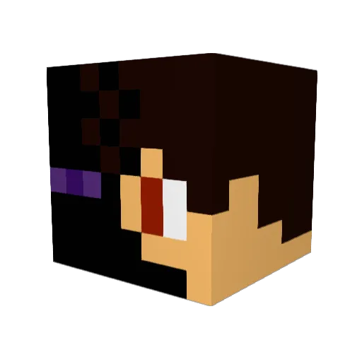 taka0607 Minecraft avatar head, 3D render