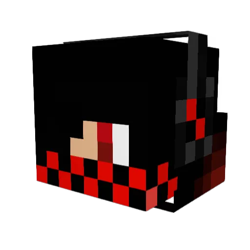 taka1696 Minecraft avatar head, 3D render