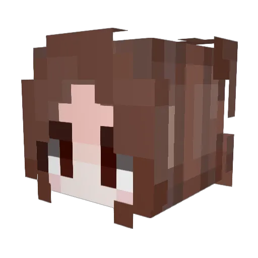 takagi0731 Minecraft avatar head, 3D render