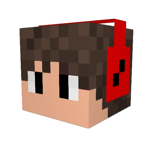 takahiro1202 Minecraft avatar head, 3D render