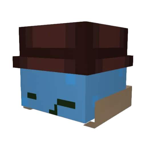 takana43 Minecraft avatar head, 3D render