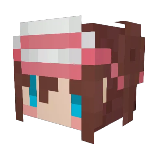 takatata1234 Minecraft avatar head, 3D render