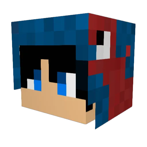 takayu2468 Minecraft avatar head, 3D render