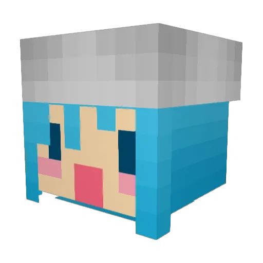 takayuki324 Minecraft avatar head, 3D render