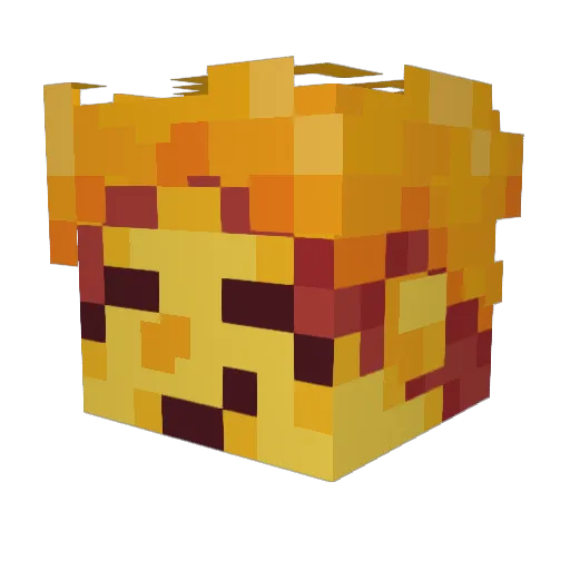 take1knightly Minecraft avatar head, 3D render