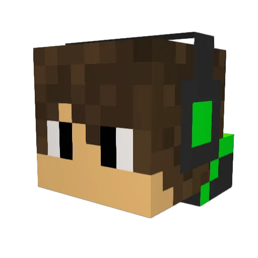 take2631 Minecraft avatar head, 3D render