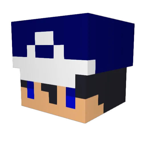 take_teiku45 Minecraft avatar head, 3D render