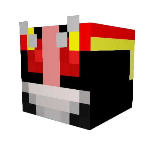 takechan18 Minecraft avatar head, 3D render