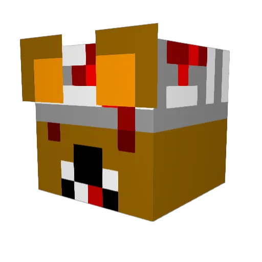 takechiyo03 Minecraft avatar head, 3D render