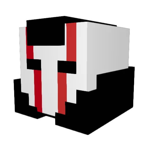 takecyann Minecraft avatar head, 3D render