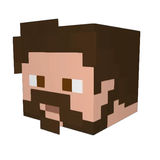 takeda48 Minecraft avatar head, 3D render