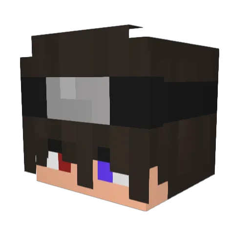 taken76 Minecraft avatar head, 3D render