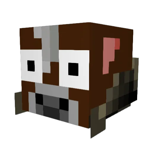 takenlazor Minecraft avatar head, 3D render