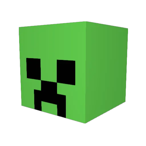 takesan Minecraft avatar head, 3D render