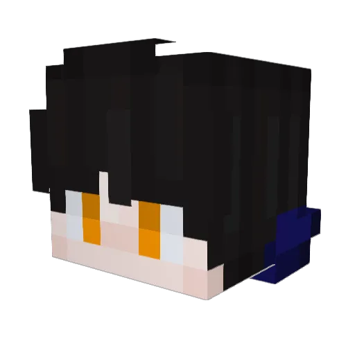 taketory Minecraft avatar head, 3D render