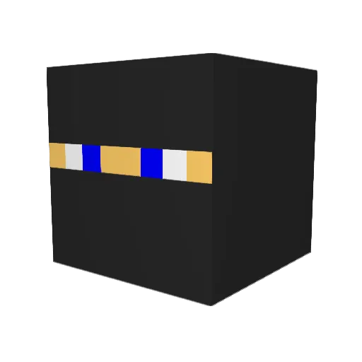 takewep Minecraft avatar head, 3D render