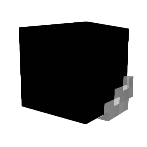 takeyoru Minecraft avatar head, 3D render