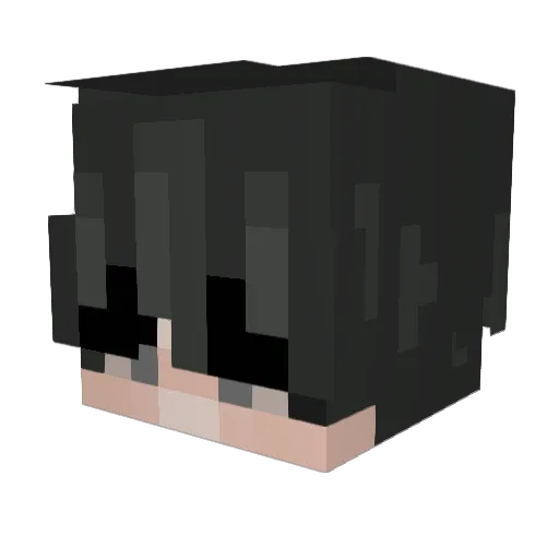 takkatis Minecraft avatar head, 3D render