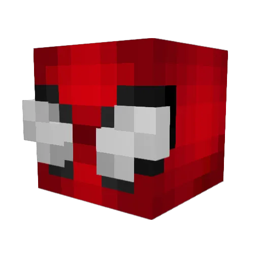 takkinh Minecraft avatar head, 3D render