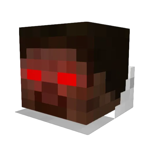 takky11 Minecraft avatar head, 3D render