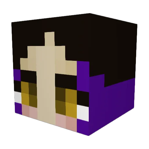 taklanpa Minecraft avatar head, 3D render