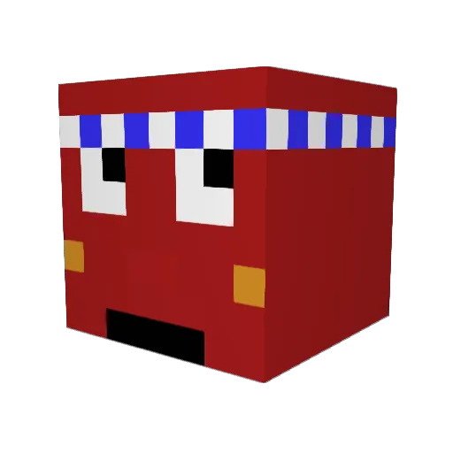 takotinn Minecraft avatar head, 3D render