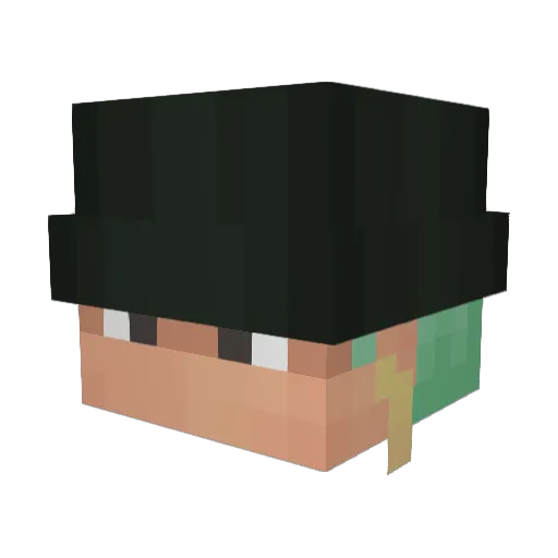 takovl Minecraft avatar head, 3D render