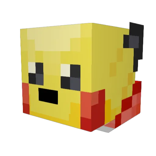 taksisplash Minecraft avatar head, 3D render