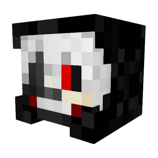 taku22222 Minecraft avatar head, 3D render