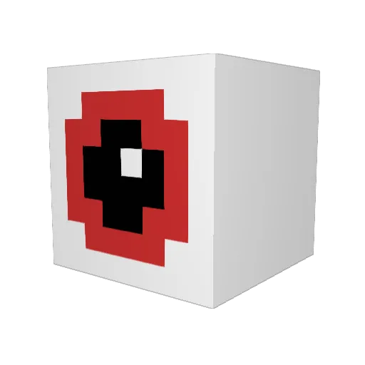 taku435 Minecraft avatar head, 3D render