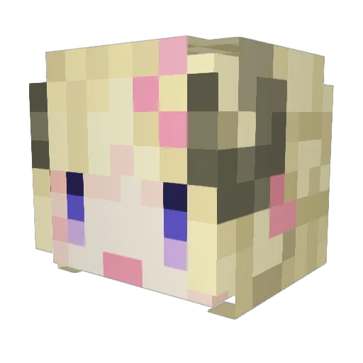 taku5122 Minecraft avatar head, 3D render
