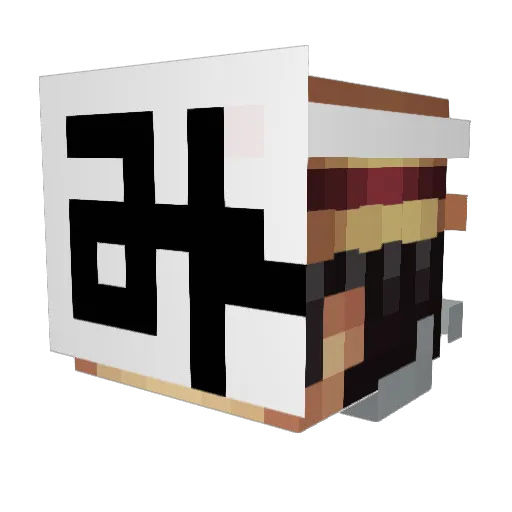 taku6136 Minecraft avatar head, 3D render
