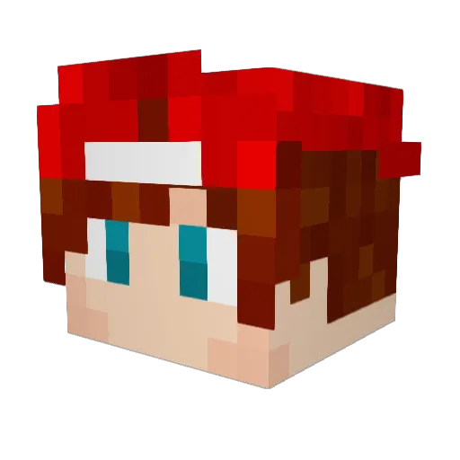 takulow21 Minecraft avatar head, 3D render